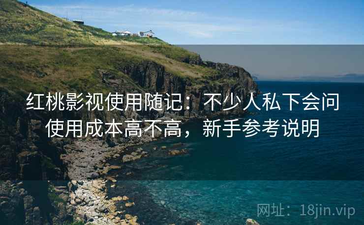 红桃影视使用随记：不少人私下会问使用成本高不高，新手参考说明