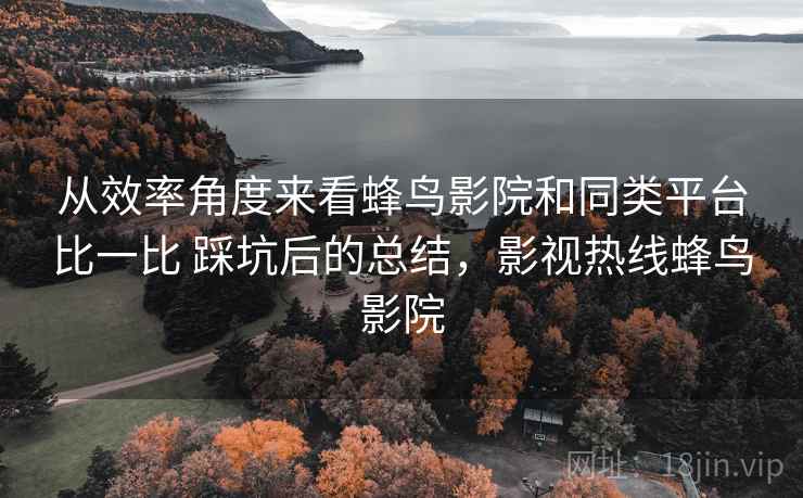从效率角度来看蜂鸟影院和同类平台比一比 踩坑后的总结,影视热线蜂鸟影院 从效率角度来看蜂鸟影院和同类平台比一比 踩坑后的总结,影视热线蜂鸟影院