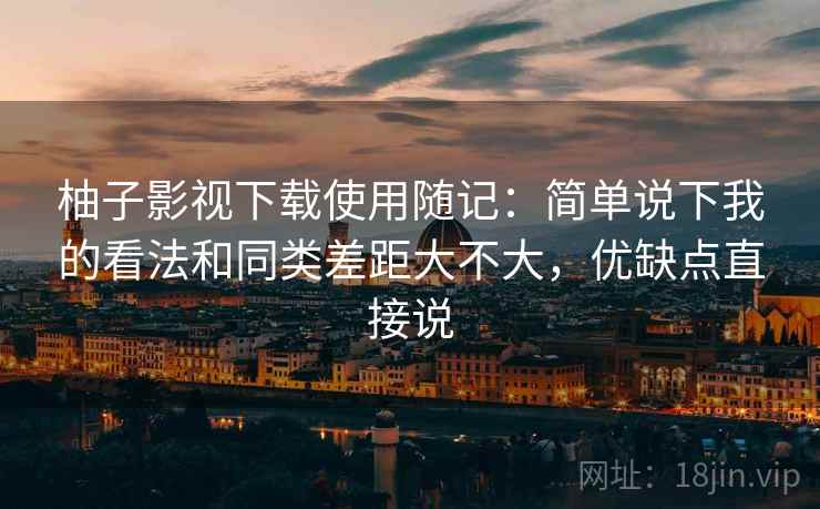 柚子影视下载使用随记：简单说下我的看法和同类差距大不大，优缺点直接说