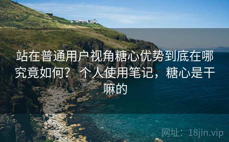 站在普通用户视角糖心优势到底在哪究竟如何? 个人使用笔记,糖心是干嘛的 站在普通用户视角糖心优势到底在哪究竟如何? 个人使用笔记,糖心是干嘛的